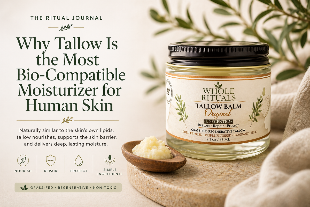 Why Tallow Is the Most Bio-Compatible Moisturizer for Human Skin