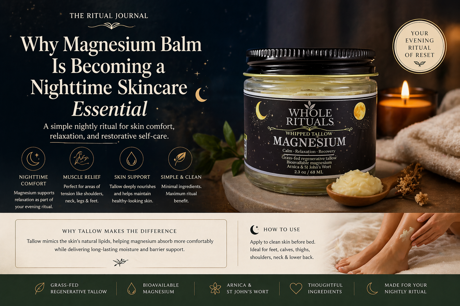 Why Magnesium Balm Is Becoming a Nighttime Skincare Essential?