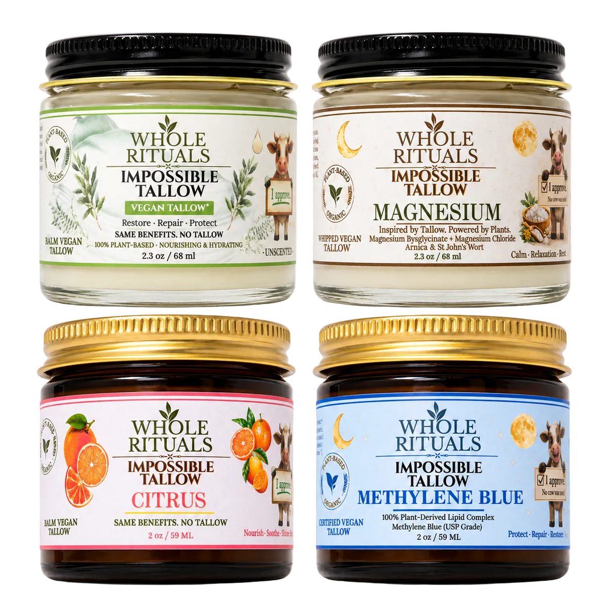 Whole Rituals gift sets — handmade tallow skincare bundles