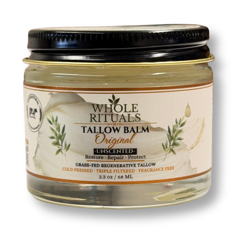 Grass-Fed Beef Tallow Balm – Deep Moisture Skin Repair