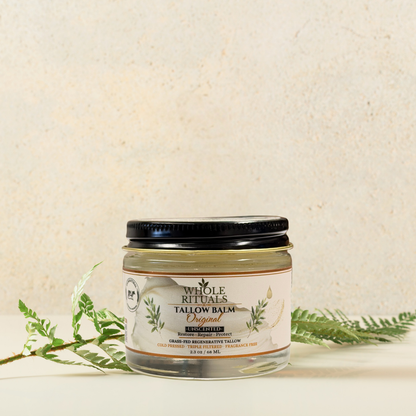 Grass-Fed Beef Tallow Balm – Unscented