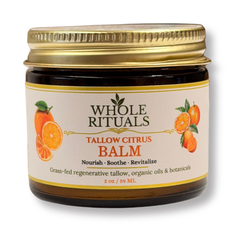 Citrus Tallow Balm – Grass-Fed Natural Skin Moisturizer