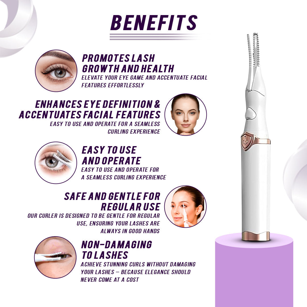 Rechargeable Heated Eyelash Curler