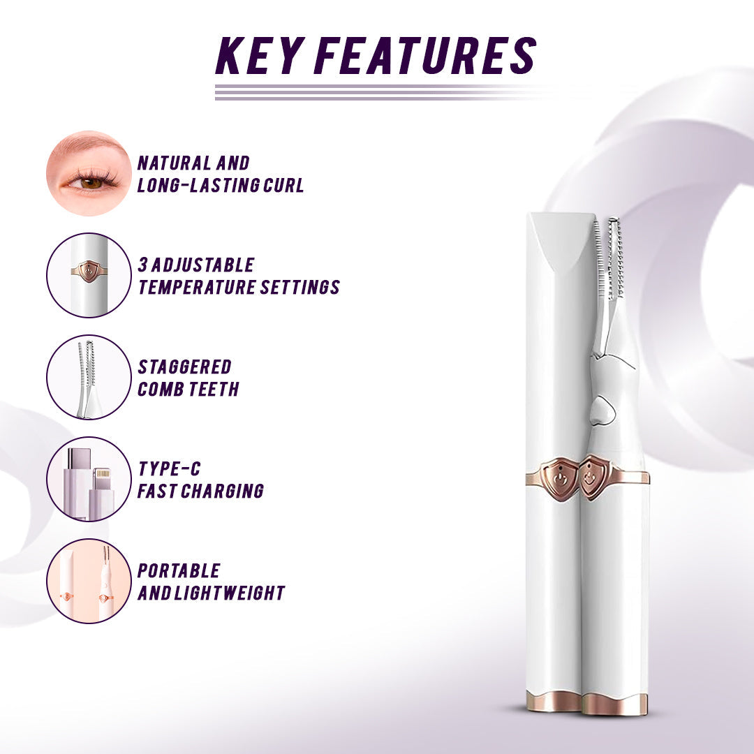 Rechargeable Heated Eyelash Curler