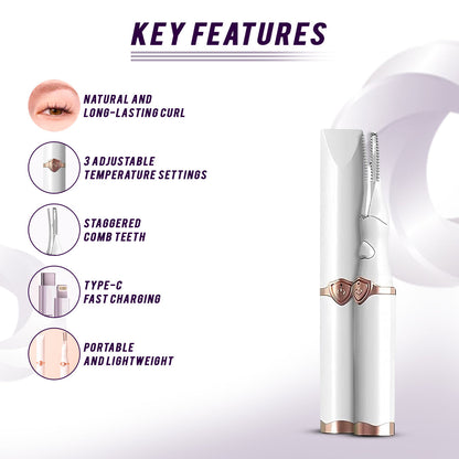 Rechargeable Heated Eyelash Curler