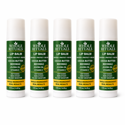Cocoa Butter Lip Balm | Beeswax + Jojoba Oil + Vitamin E