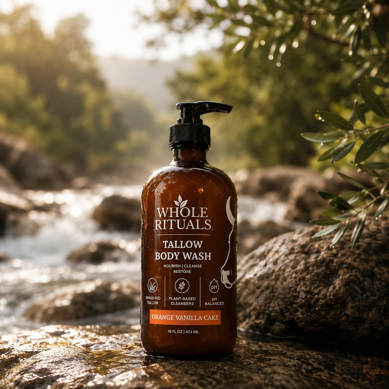 Tallow Body Wash - Orange Vanilla Cake