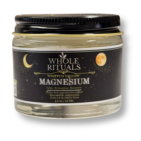 Whipped Magnesium Tallow Balm – Relaxing Skin & Body Moisturizer