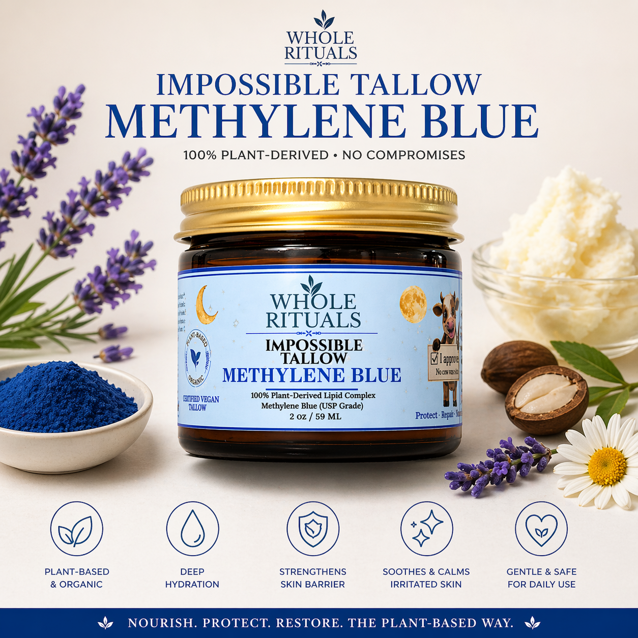 Vegan Impossible Tallow® Methylene Blue