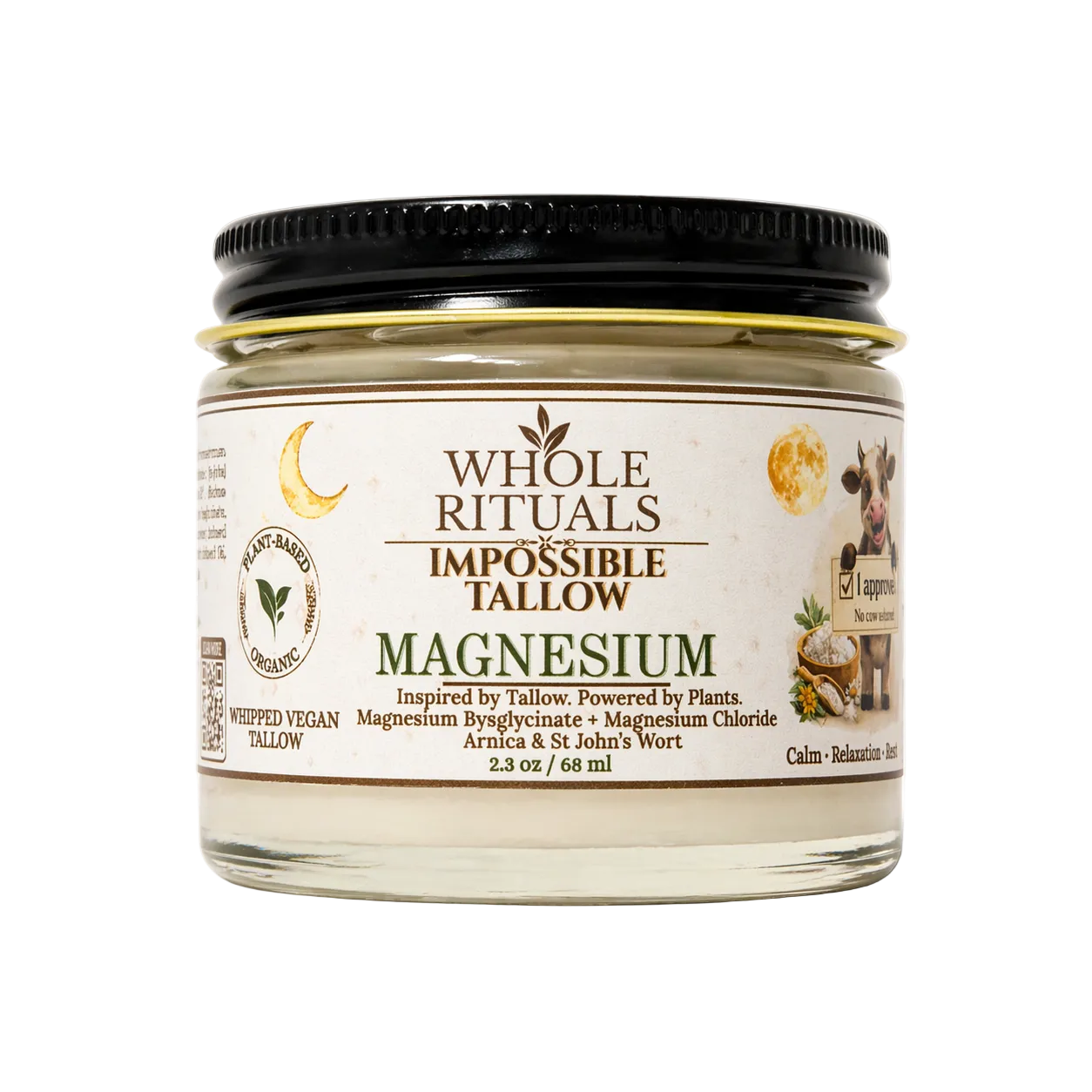 Jar of Whole Rituals Impossible Tallow Magnesium on a white background