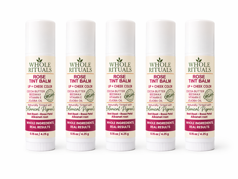 Rose Tint Balm – Lip + Cheek Color with Organic Ingredients