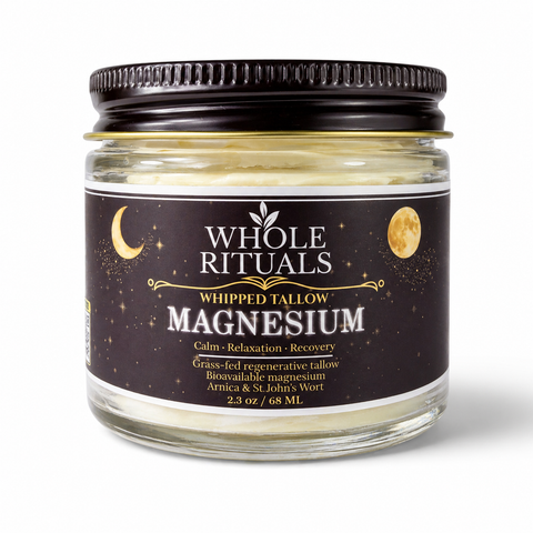 Whipped Magnesium Tallow Balm – Relaxing Skin & Body Moisturizer