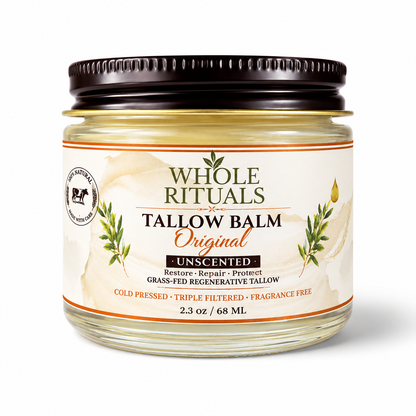 Grass-Fed Beef Tallow Balm – Unscented