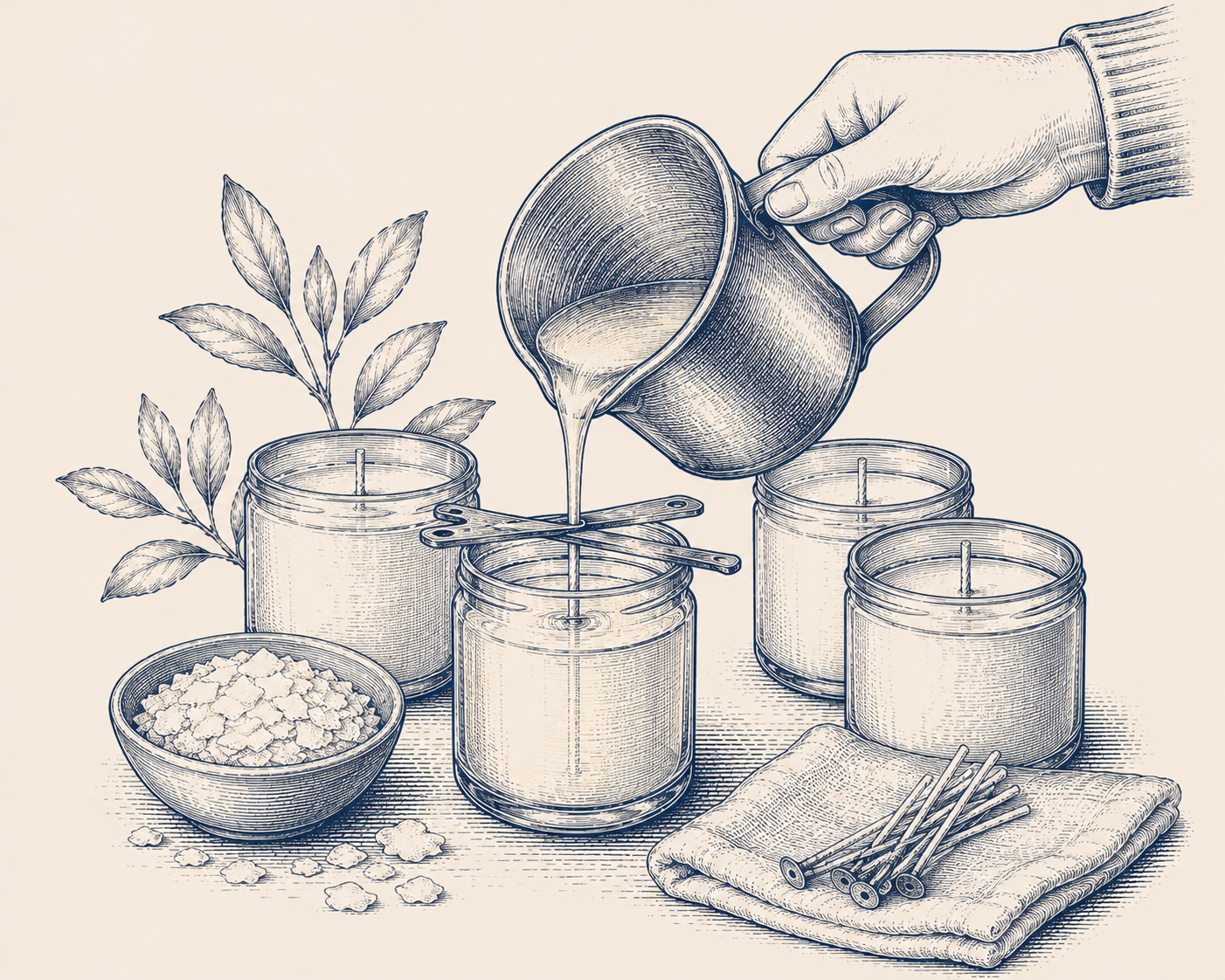 <div class="metafield-rich_text_field"><p>Every candle is carefully hand-poured in small batches to ensure exceptional quality, consistency, and attention to detail.</p></div>