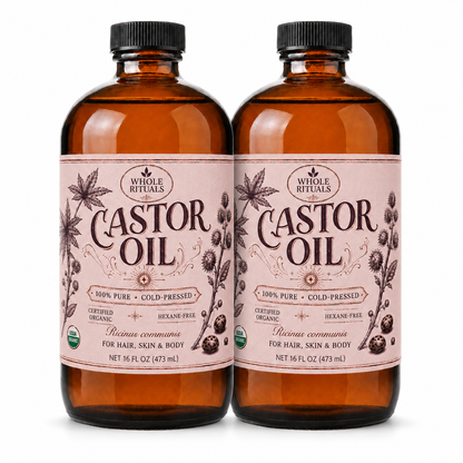 Organic Castor Oil – Cold-Pressed &amp; Hexane-Free