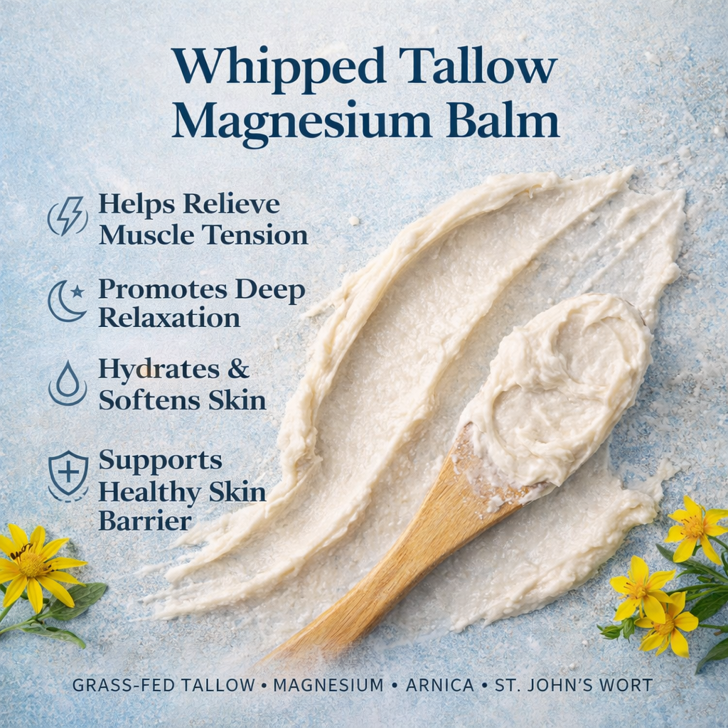 Whipped Magnesium Tallow Balm