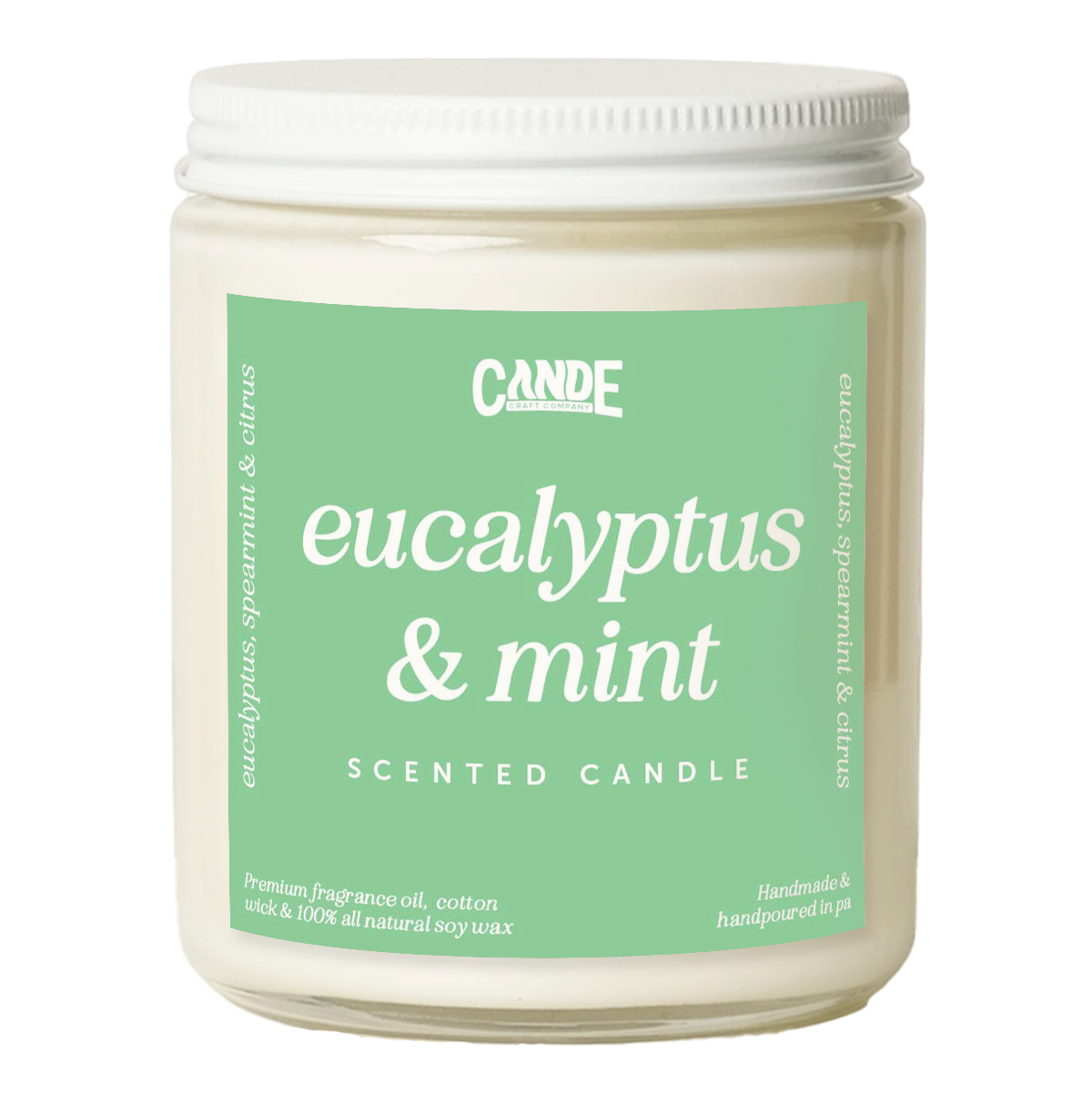 Eucalyptus &amp; Mint Scented Candle