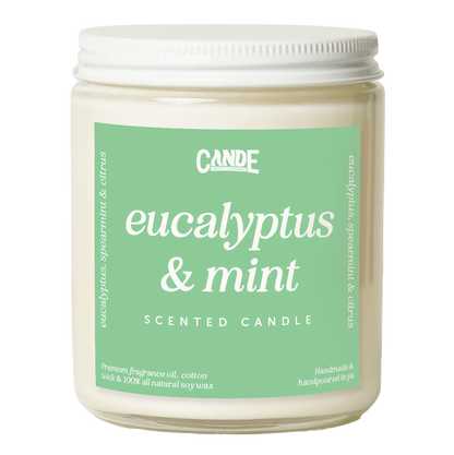 Eucalyptus &amp; Mint Scented Candle