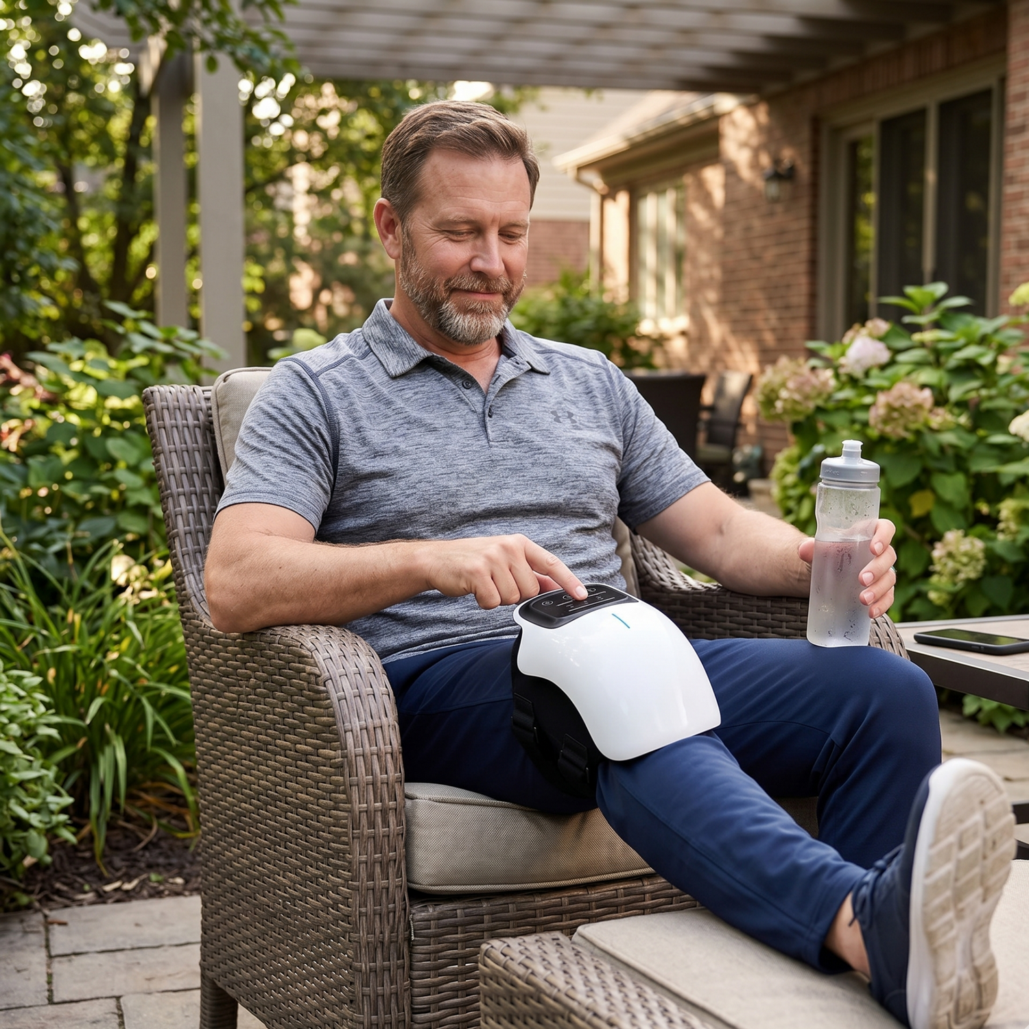 Smart Knee Massager with Heat