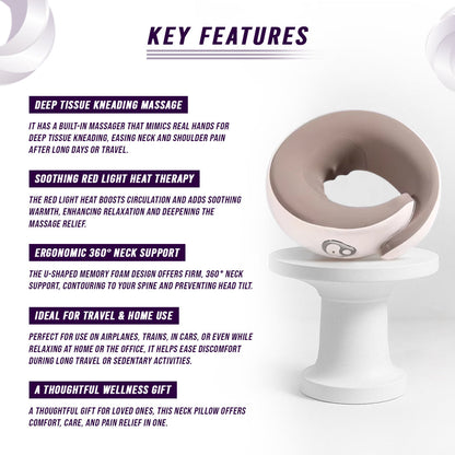Heated Neck Support Pillow