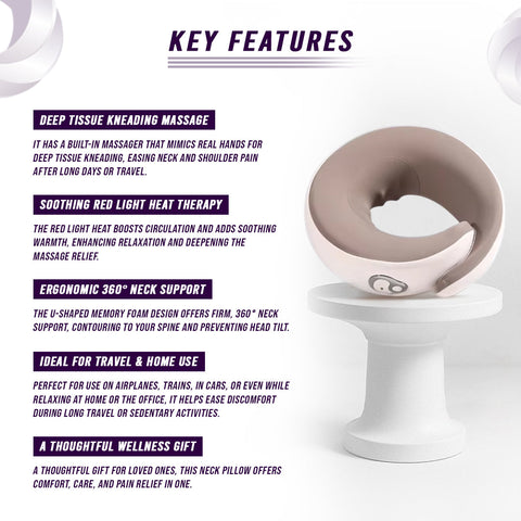 Heated Neck Support Pillow