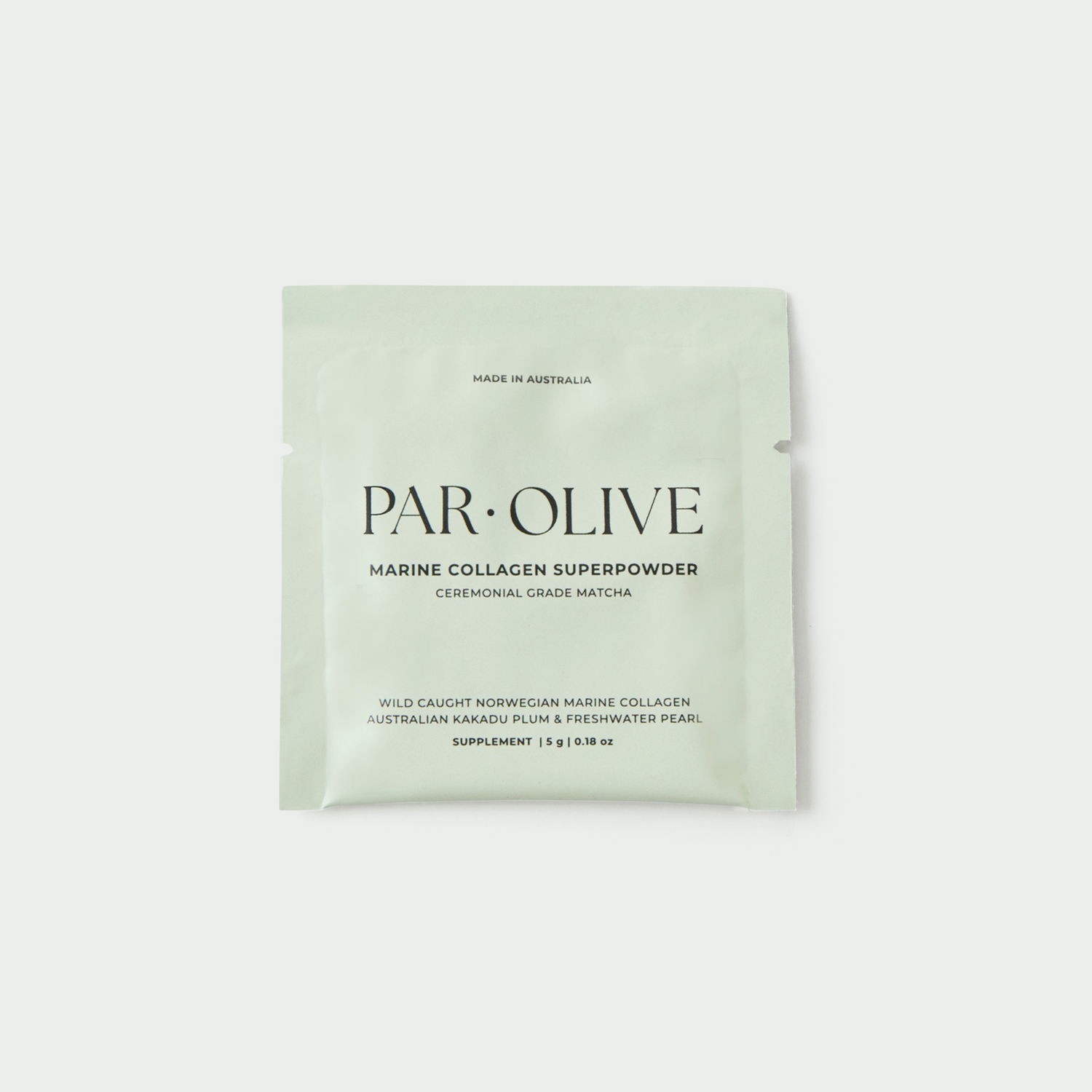Marine Collagen Superpowder (Ceremonial Grade Matcha) Travel Set