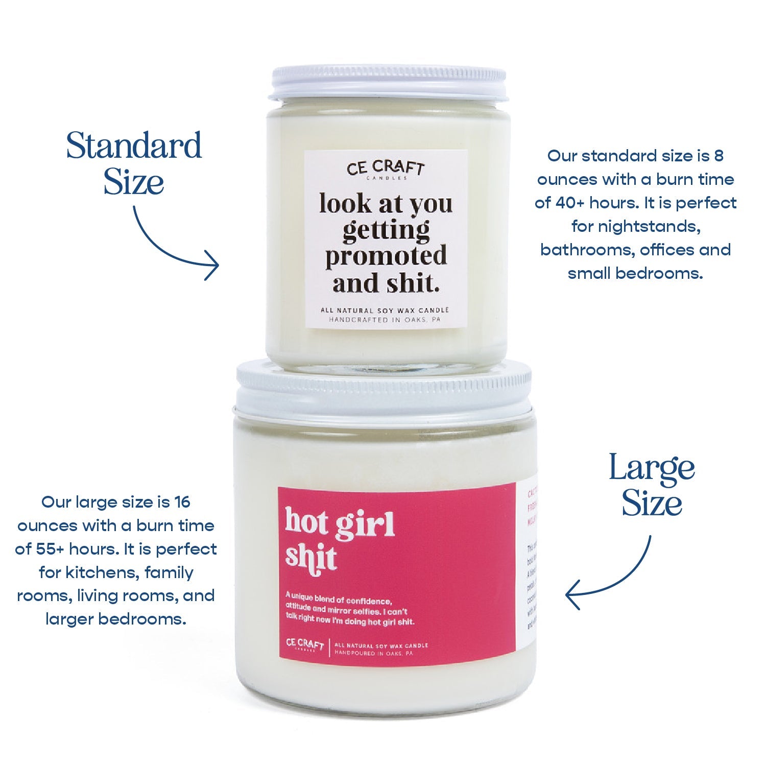 Apple + Mahogany Scented Candle