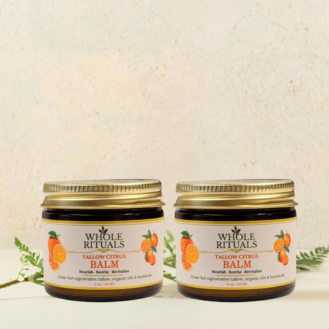 Citrus Tallow Balm – Grass-Fed Natural Skin Moisturizer