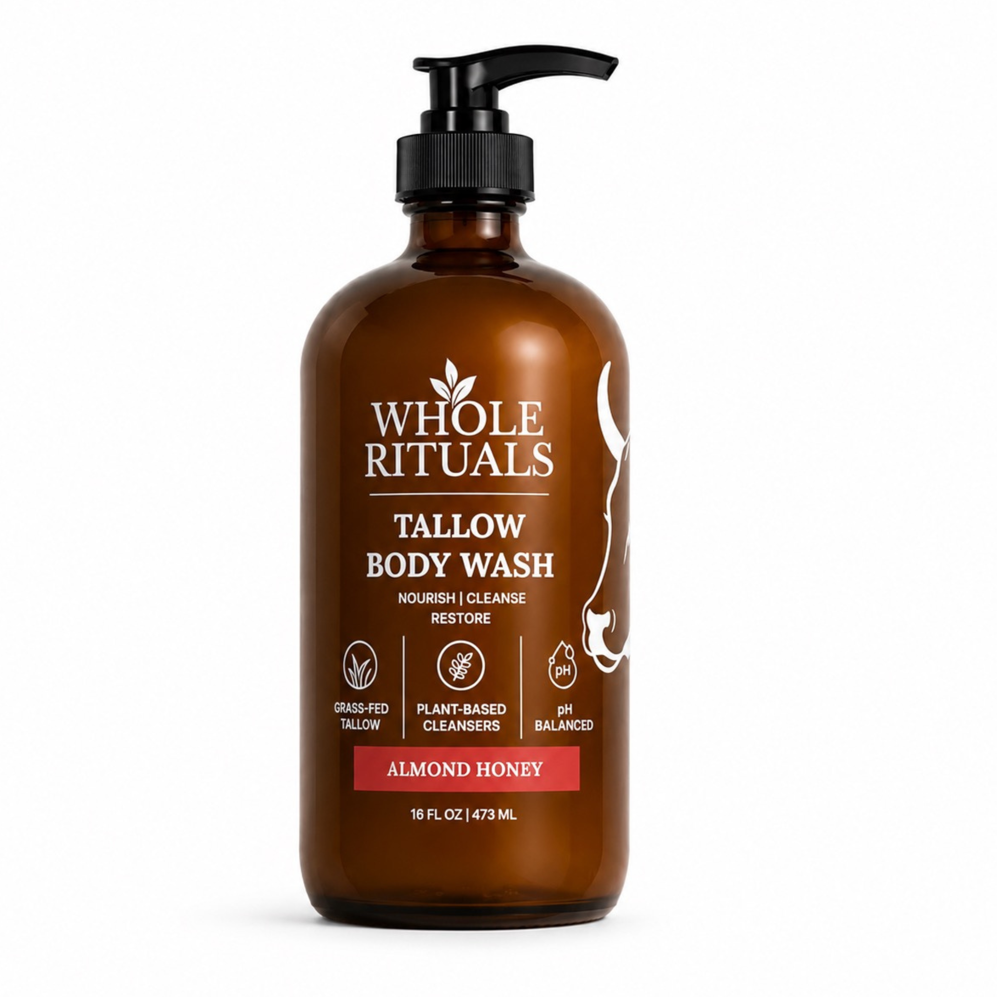 Tallow Body Wash - Almond Honey