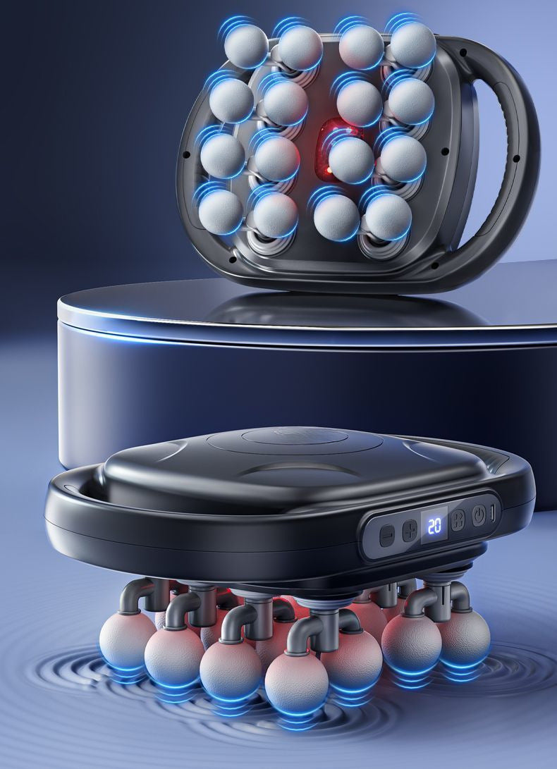16-Head Deep Tissue Massage Gun