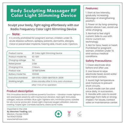 Body Sculpting &amp; Skin Toning Device