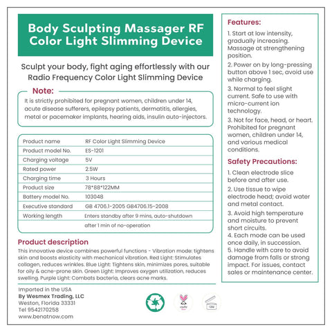 Body Sculpting & Skin Toning Device