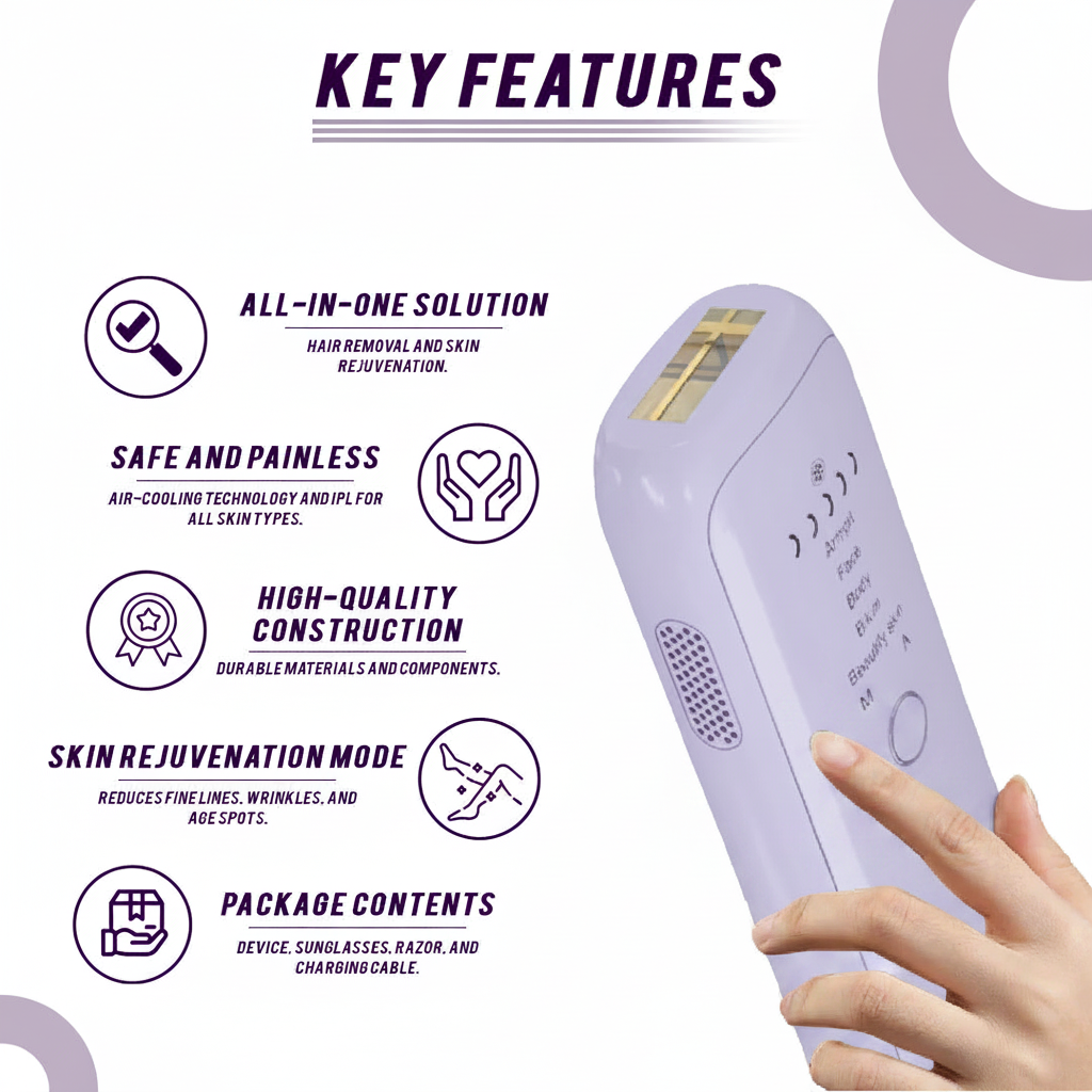 IPL Hair Removal Device