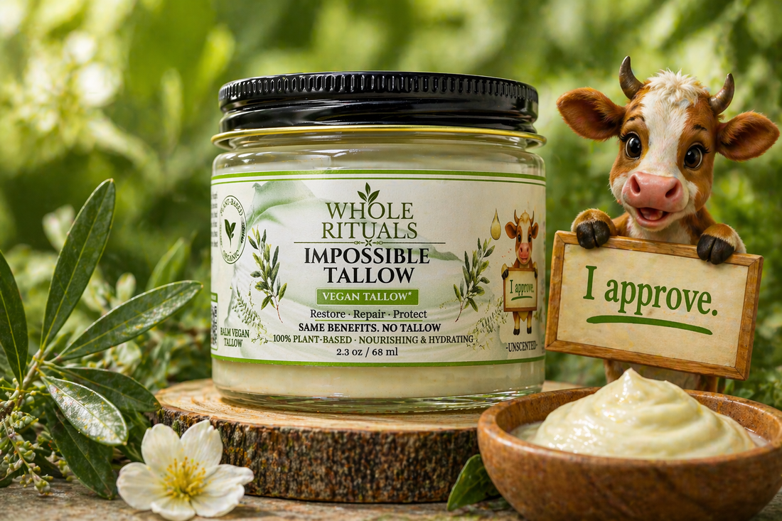 Whole Rituals Vegan Impossible Tallow Balm – Unscented plant-based moisturizer
