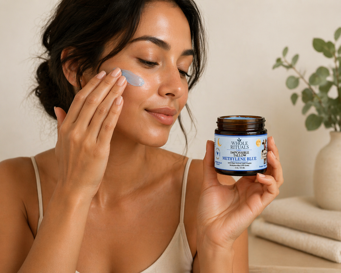 Whole Rituals Vegan Impossible Tallow Methylene Blue – plant-based moisturizer
