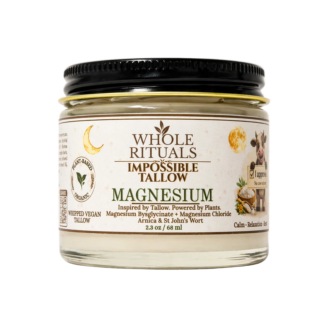 Jar of Whole Rituals Impossible Tallow Magnesium on a white background